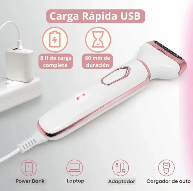 Depiladora 4 en 1 en Promo 🔥 Piel Suave en minutos