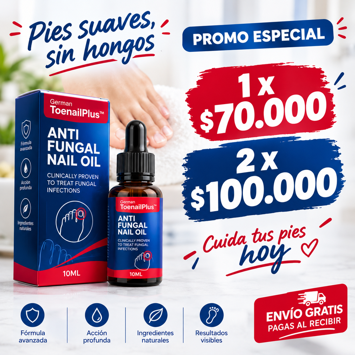 TRATAMIENTO ANTI HONGOS🔥