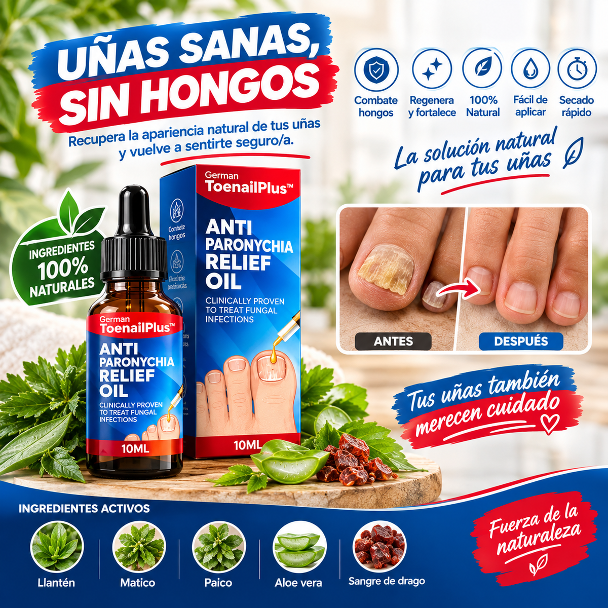 TRATAMIENTO ANTI HONGOS🔥